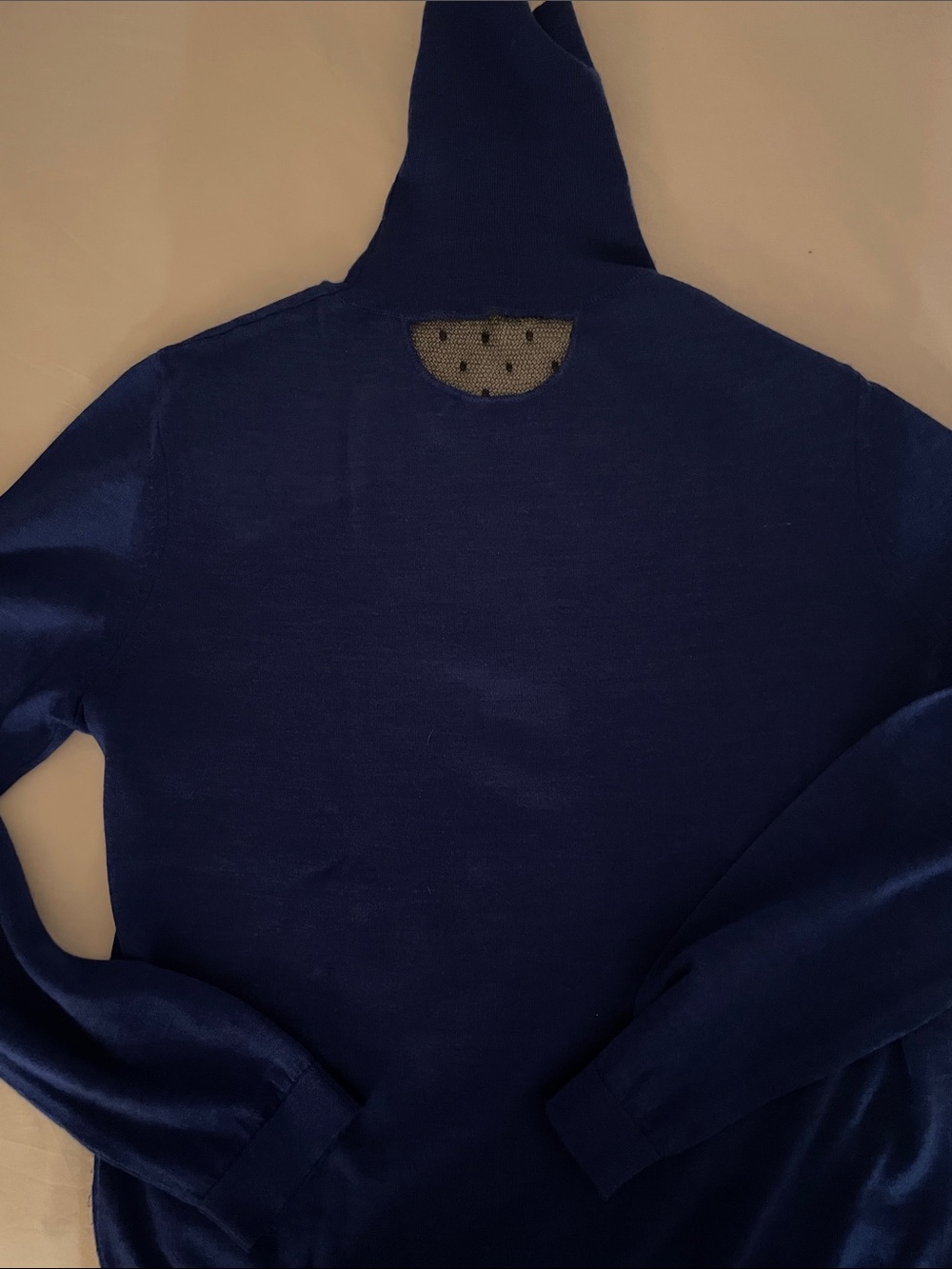 RED Valentino Blue Turtleneck Sweater Womens Size Small